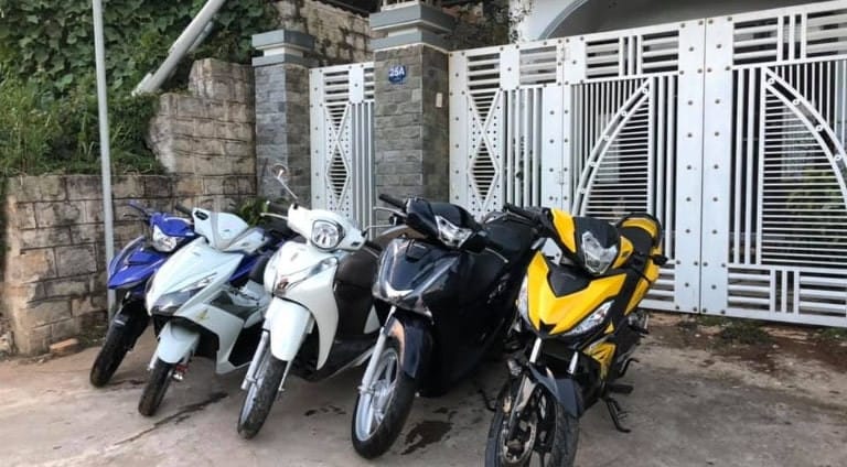 Dịch vụ cho thuê xe máy chất lượng tại khách sạn Seri Bảo Lộc