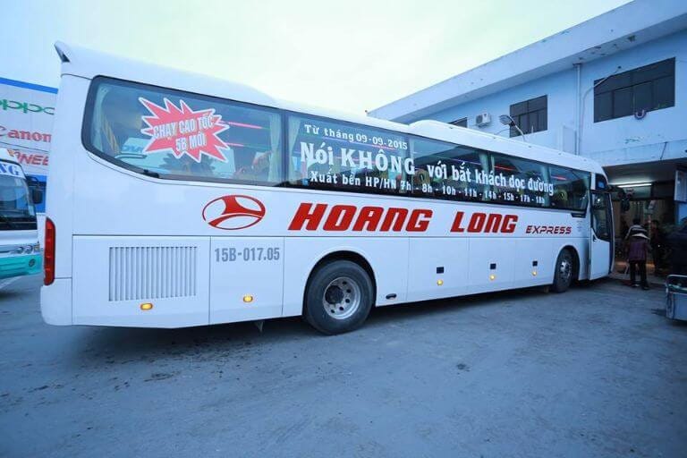 Dịch vụ xe khách Hoàng Long tuyến Hà Nội Nha Trang