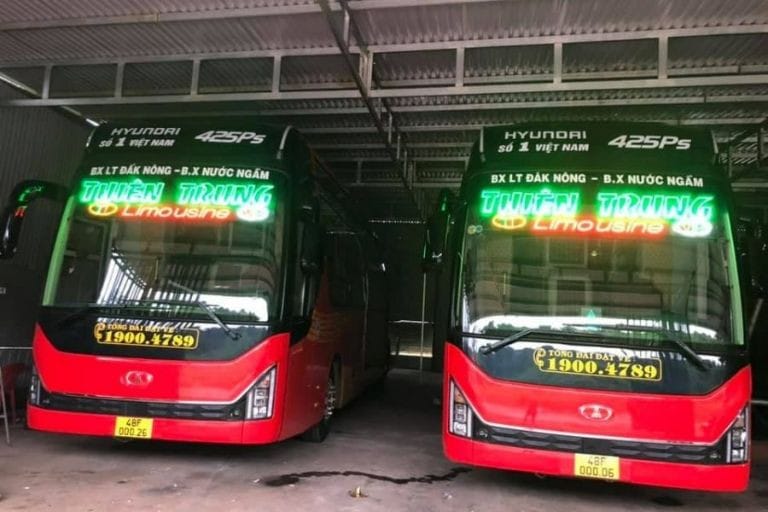 Điểm dừng chân của xe Thiên Trung