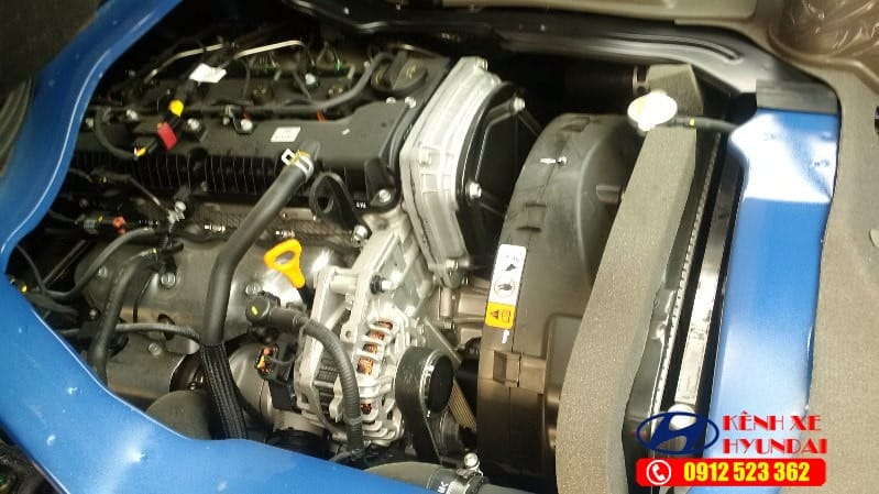 Động cơ D4CB mạnh mẽ của xe tải 1.5 tấn Hyundai H150