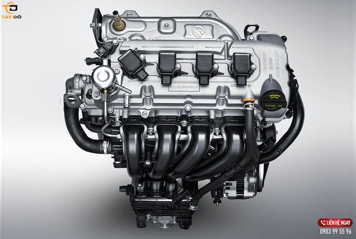 Động cơ GDI-DVVT 1.5L mạnh mẽ và tiết kiệm nhiên liệu của xe tải van Tera V6