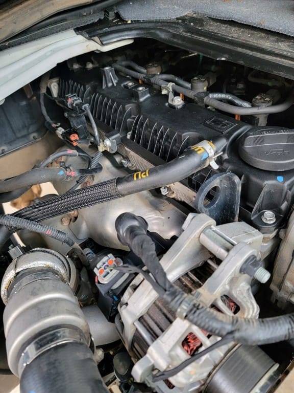 Động cơ Hyundai D4CB của xe tải KIA K250 cũ 2019 vẫn hoạt động tốt