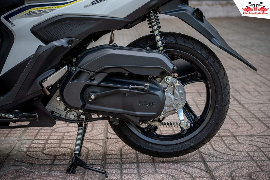 Động cơ mạnh mẽ của Yamaha Gear 125, đảm bảo vận hành ổn định