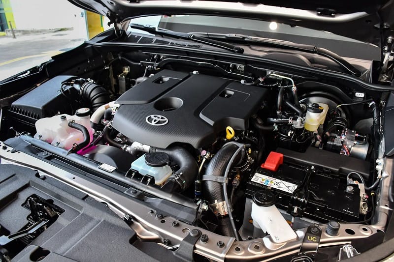 Động cơ Toyota Fortuner mạnh mẽ