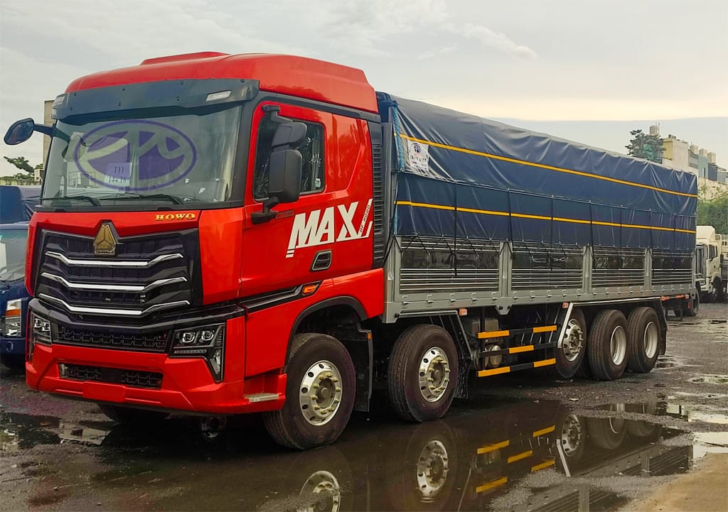 Động cơ xe tải 5 chân Howo Max MAN 400HP hiệu suất cao