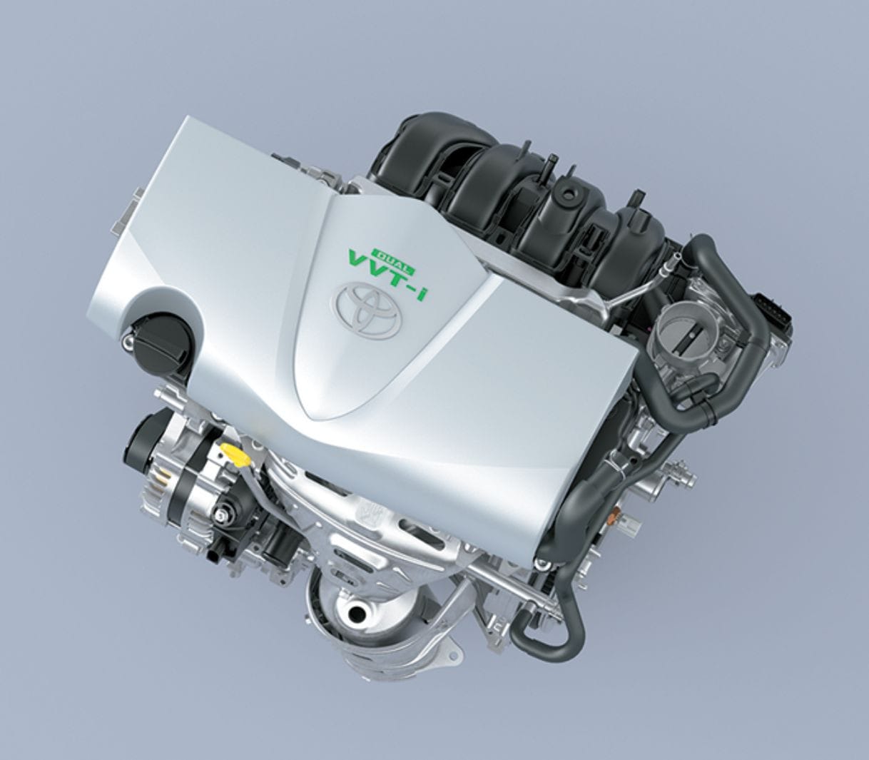 Động cơ xe Toyota Vios mạnh mẽ, tối ưu cho khoảng sáng gầm 133mm