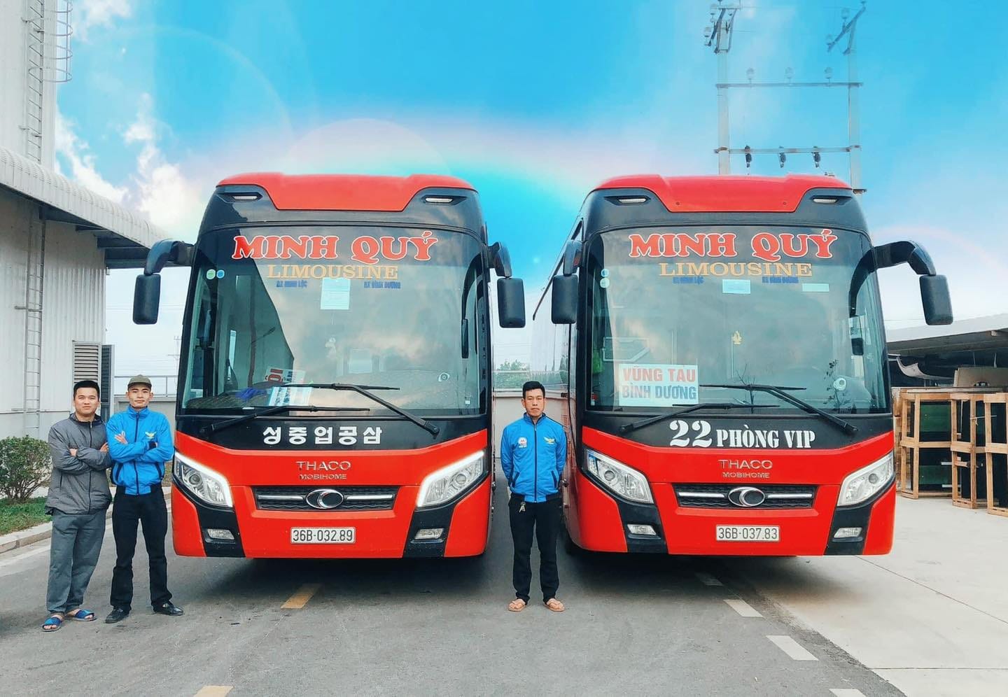 Dòng xe khách Limousine Minh Quý hiện đại trên hành trình Hà Nội Bình Dương