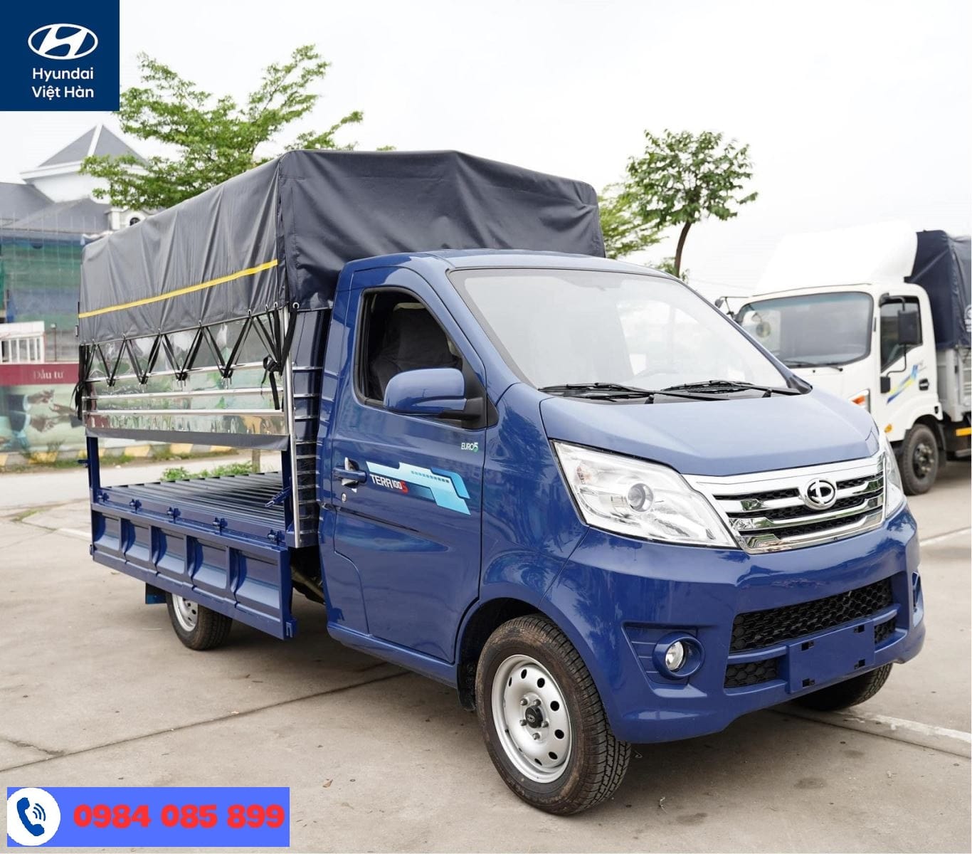 Dòng xe tải Tera 100 cũ với động cơ Mitsubishi bền bỉ