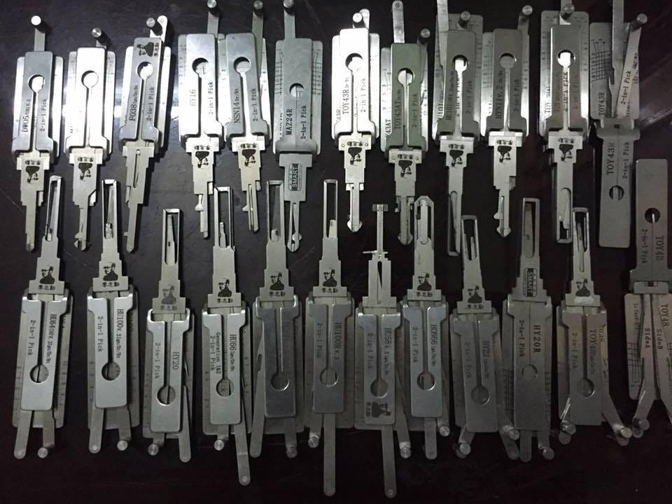 Dụng cụ Lishi 2in1 chuyên dụng để mở khóa ô tô