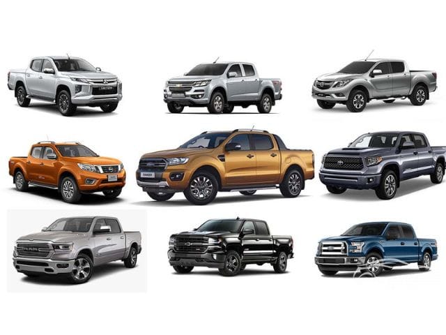 Ford Ranger, một trong các loại xe bán tải phổ biến