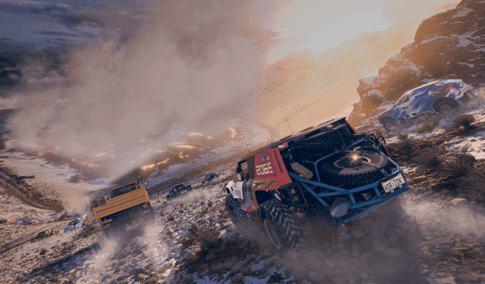 Forza Horizon 5 sở hữu hệ thống bản đồ lớn và đa dạng các đường đua