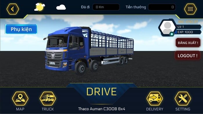 Truck Simulator Vietnam - tựa game lái xe tải Việt Nam người chơi