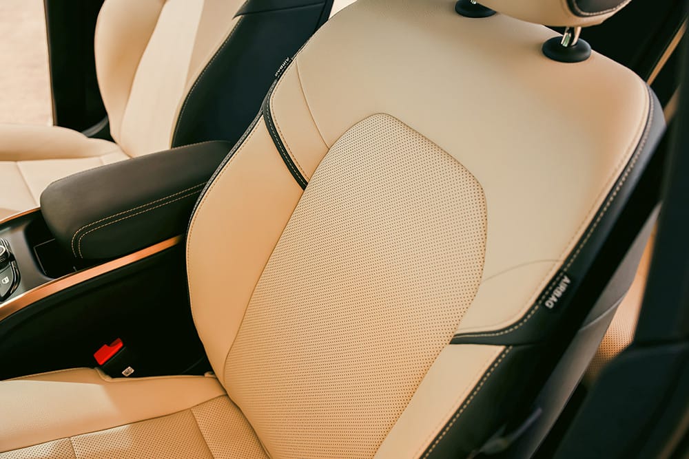 Ghế xe VinFast VF6 có chức năng làm mát và sưởi ấm tiện lợi
