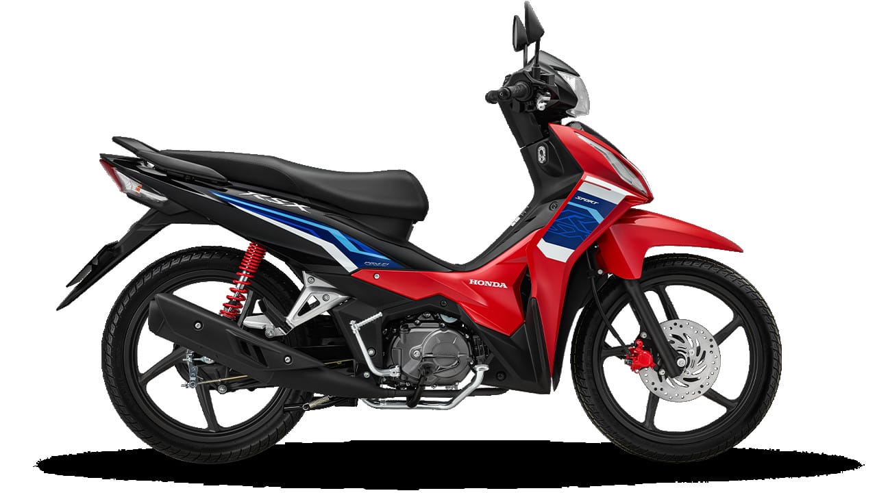 Giá xe số Honda Wave RSX phiên bản mới màu đen đỏ, thiết kế năng động