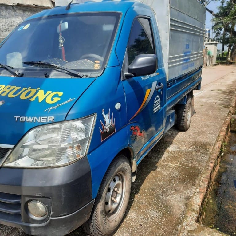 Giá xe tải Thaco 990kg cũ thùng kín đời 2017