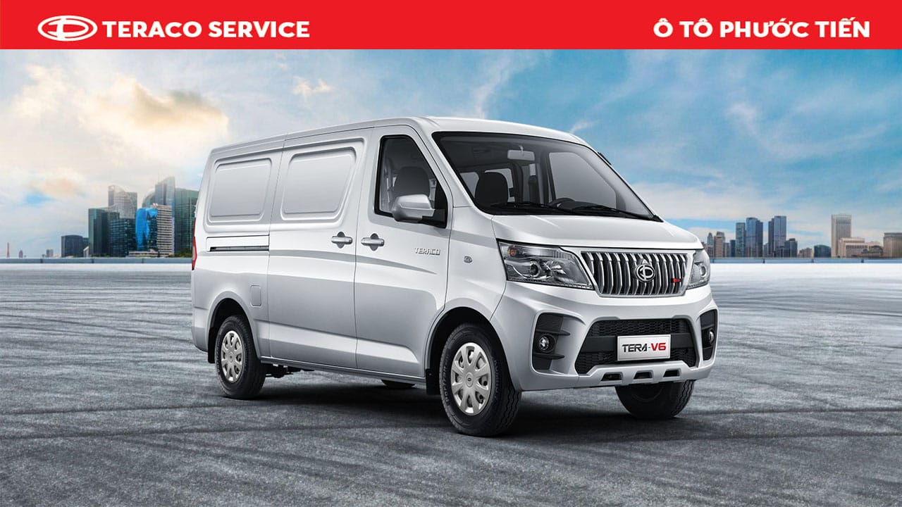 Xe Van Tera v6 | Xe tải Van tera V6 phiên bản 2 chỗ thùng dài 2m6 | teraco Phước Tiến