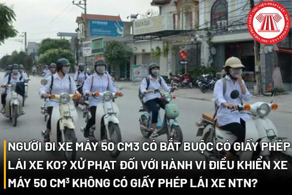 Giấy chứng nhận bảo hiểm trách nhiệm dân sự là giấy tờ cần thiết cho người điều khiển xe mô tô dưới 50 phân khối