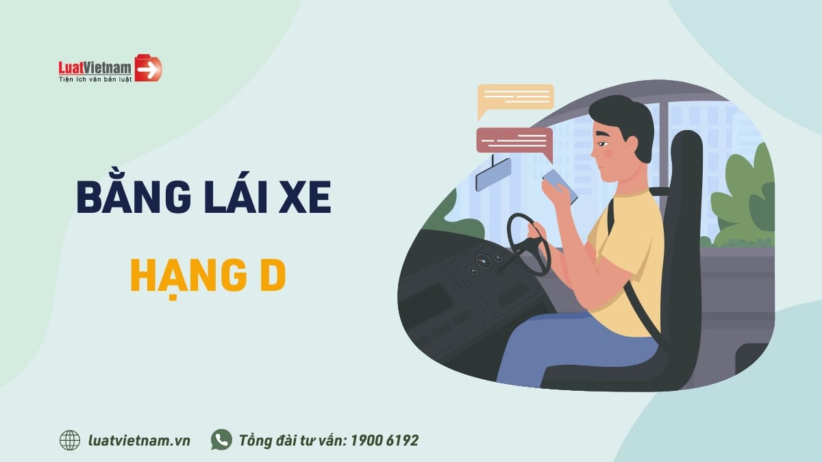 Giấy phép lái xe hạng D