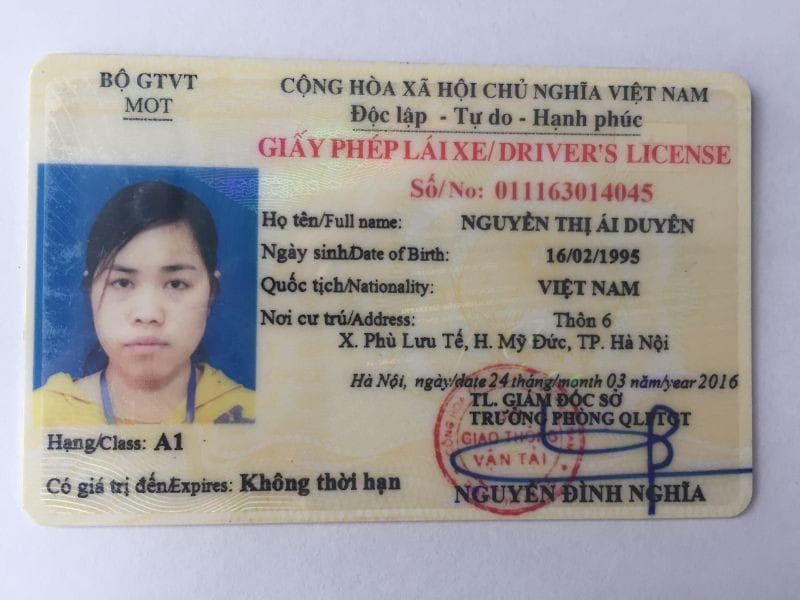 Giấy phép lái xe máy