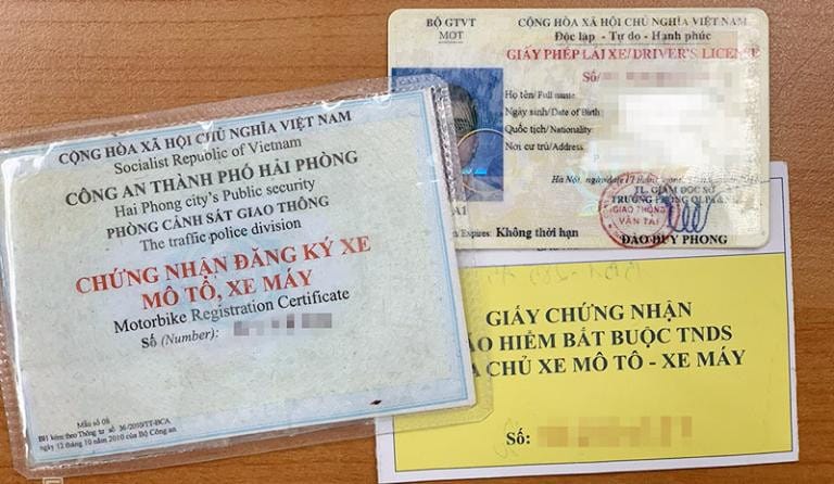 Giấy tờ tùy thân và hợp đồng thuê xe máy nghĩa lộ yên bái được chuẩn bị kỹ lưỡng