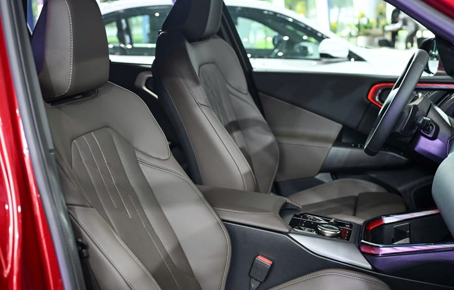 Hàng ghế sau tiện nghi và rộng rãi trên BMW X3