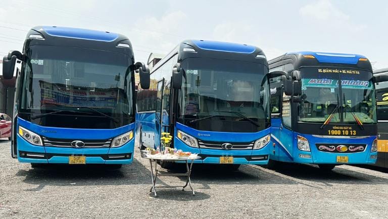 Hành khách có thể đến trực tiếp văn phòng Nhà Xe Đức Tâm để mua vé tại Phù Mỹ Bình Định