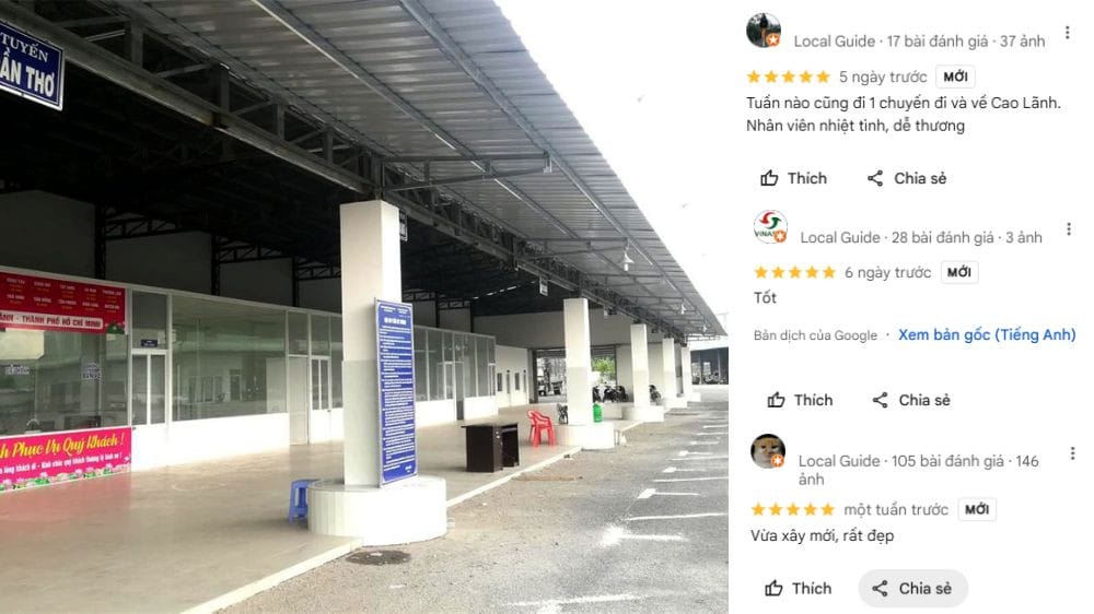 Hành khách phản hồi tích cực về dịch vụ tại bến xe Cao Lãnh