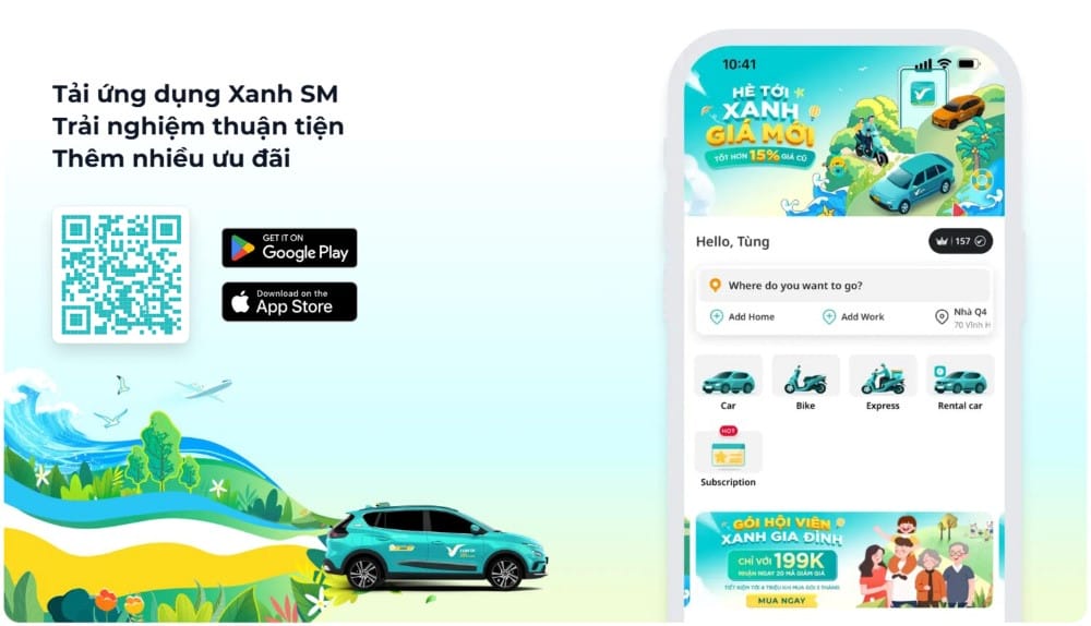 Hành khách sử dụng ứng dụng để di chuyển đến điểm đón của nhà xe Hiền Ân Đà Lạt
