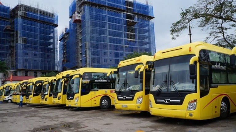 Hành khách trên xe khách Mèo Vạc Hà Giang của nhà xe Cầu Mè