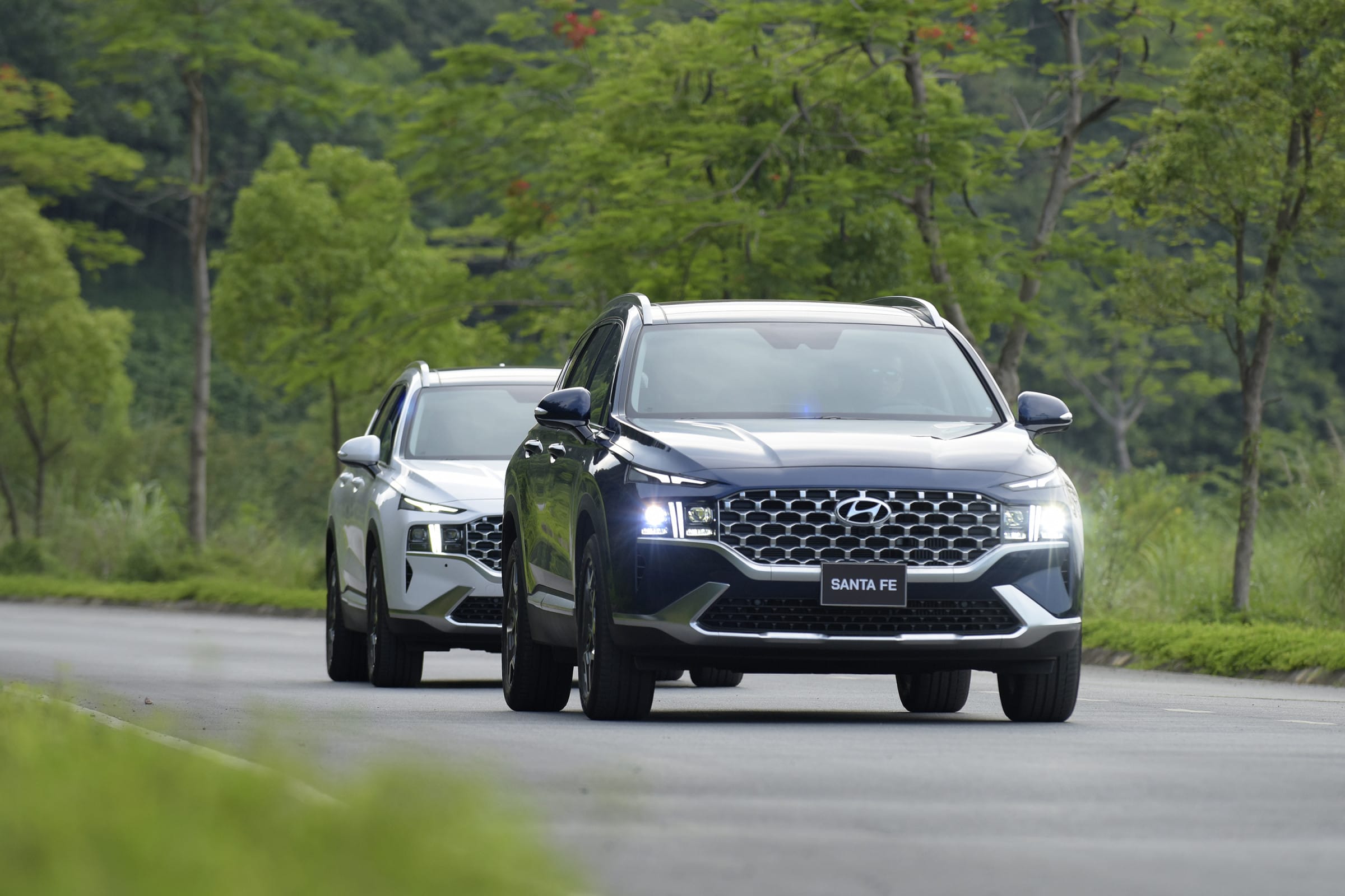 Hệ thống an toàn Hyundai Smart Sense trên Santa Fe 2023