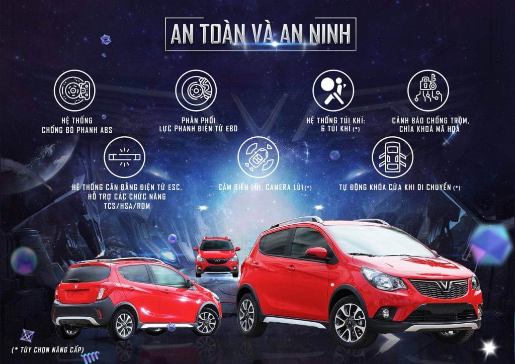 Hệ thống an toàn VinFast Fadil 2022