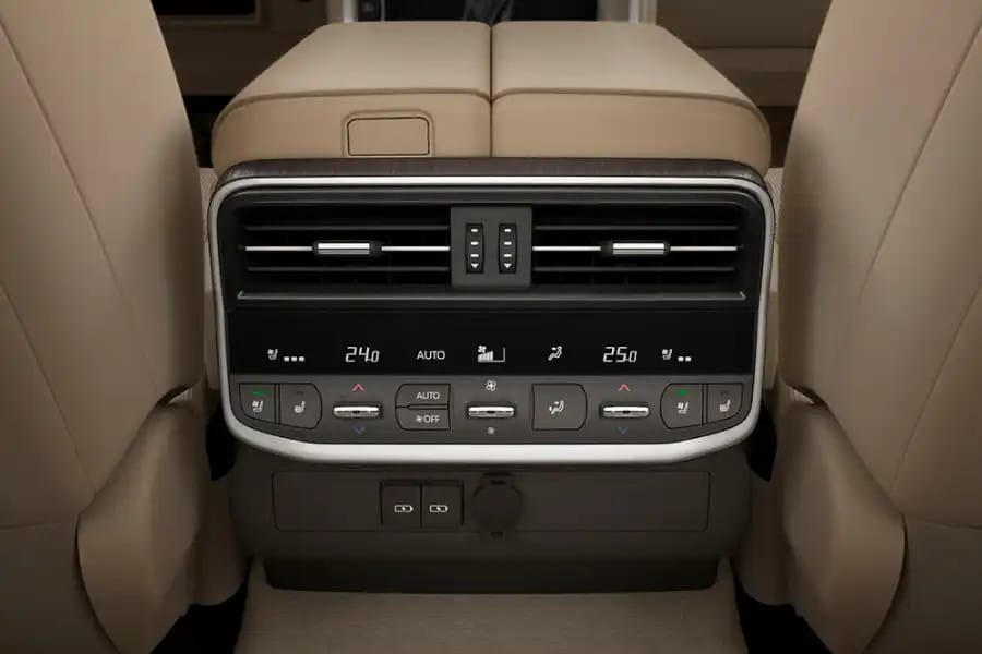 Hệ thống điều hòa 4 vùng trên Land Cruiser LC 300