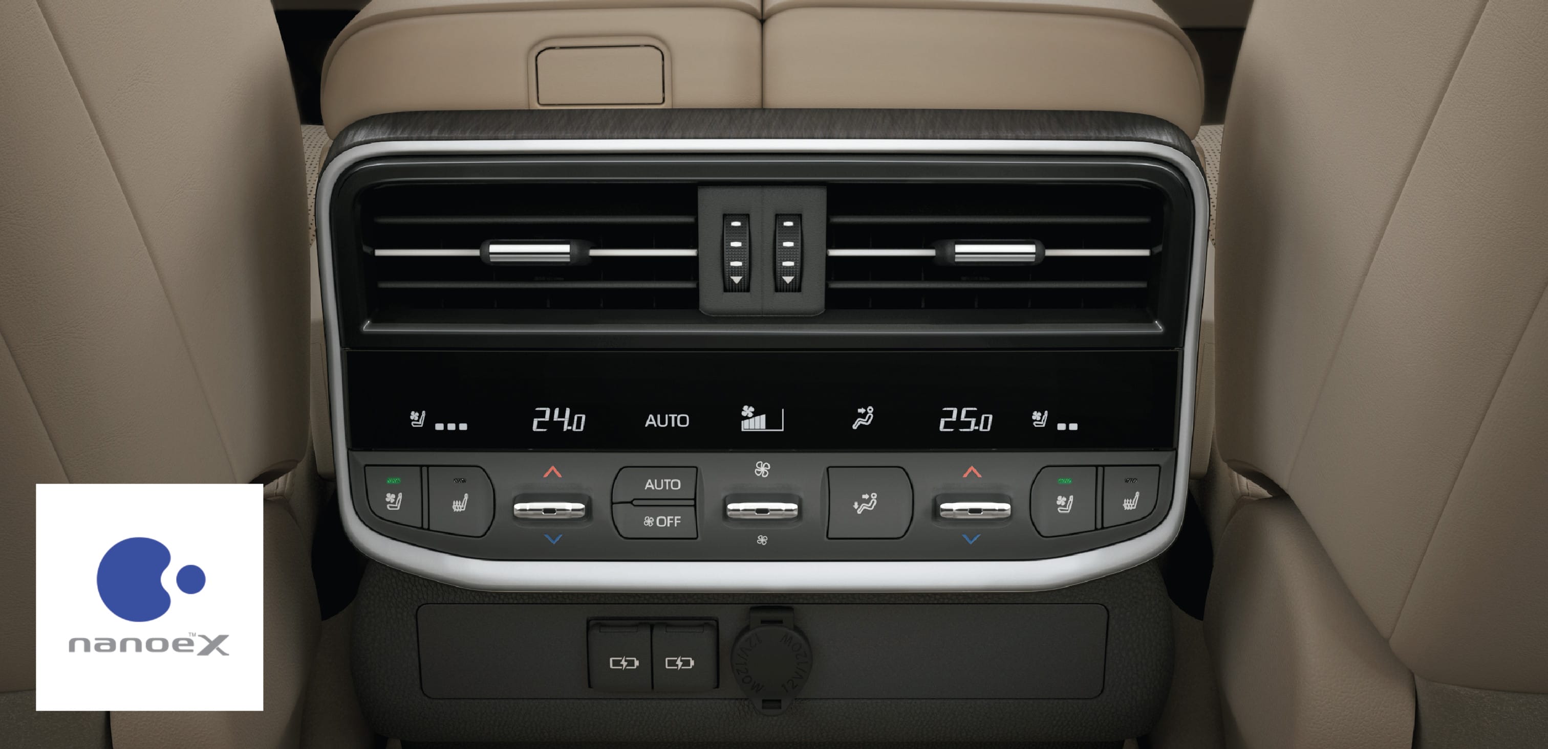 Hệ thống điều hòa tự động 4 vùng độc lập mang lại tiện nghi cho nội thất Land Cruiser