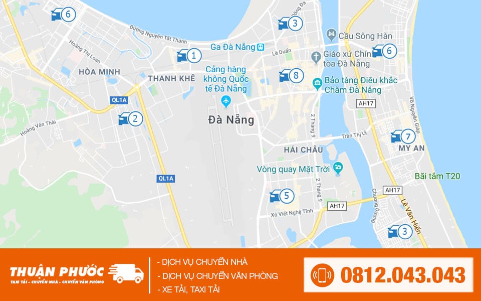 Hệ thống định vị GPS giúp quản lý và điều phối xe tải chở hàng Đà Nẵng hiệu quả