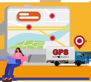 Hệ thống định vị GPS hỗ trợ quản lý và điều phối đội xe hiệu quả, tối ưu hóa lộ trình vận chuyển