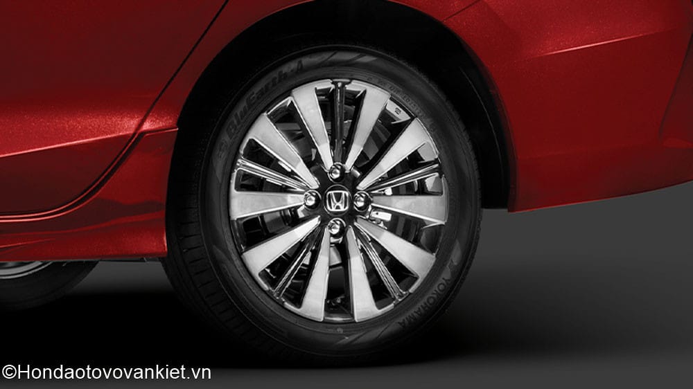 Hệ thống phanh đĩa trên Honda City đảm bảo an toàn tối ưu