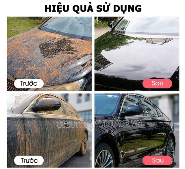 Hiệu quả làm sạch vượt trội với rửa xe ô tô không chạm, giữ gìn bề mặt sơn