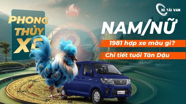 Hình ảnh bảng màu xe phù hợp cho nữ Tân Dậu 1981