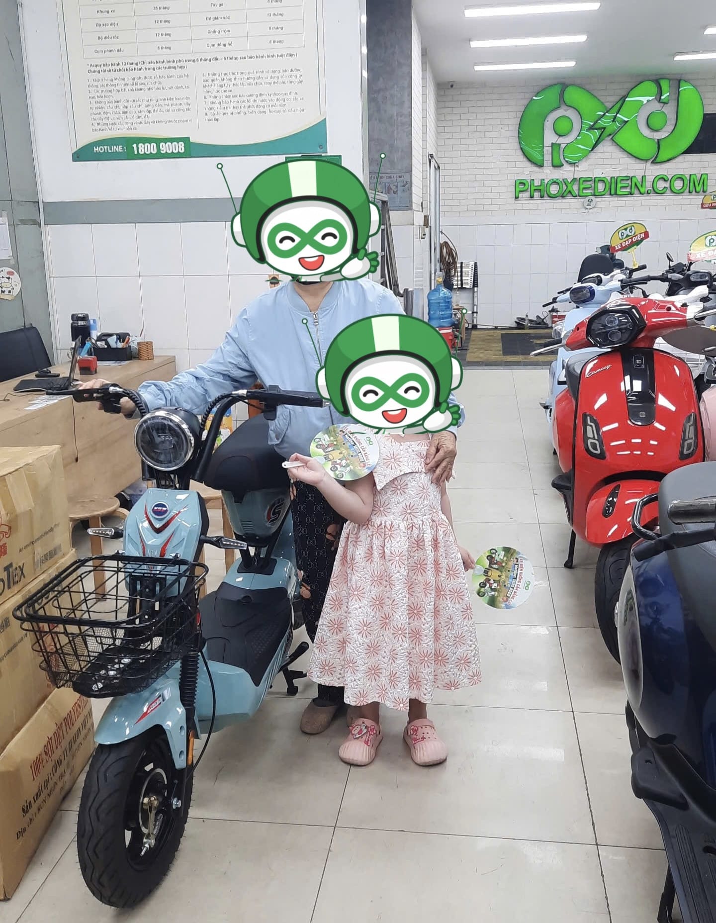 hình ảnh biển số xe điện 133s sau khi hoàn tất đăng ký