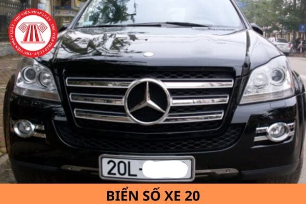 Hình ảnh biển số xe mang mã vùng 20 của tỉnh Thái Nguyên