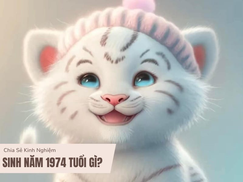 Hình ảnh biểu tượng con giáp Dần, tượng trưng cho những người sinh năm 1974 là tuổi gì