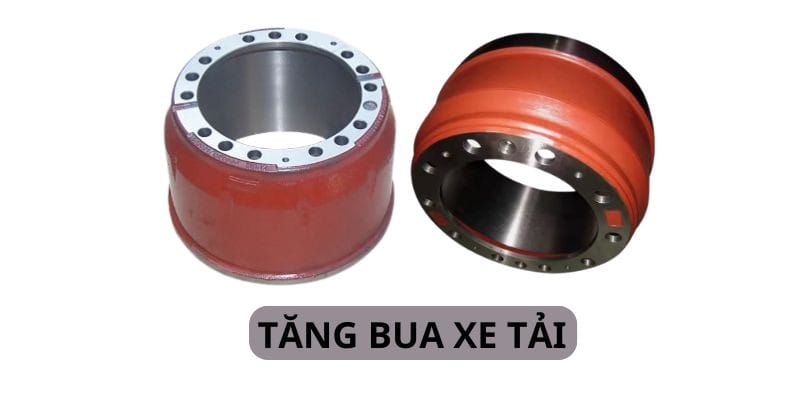 Hình ảnh chi tiết của tăng bua xe tải, một bộ phận quan trọng của hệ thống phanh.