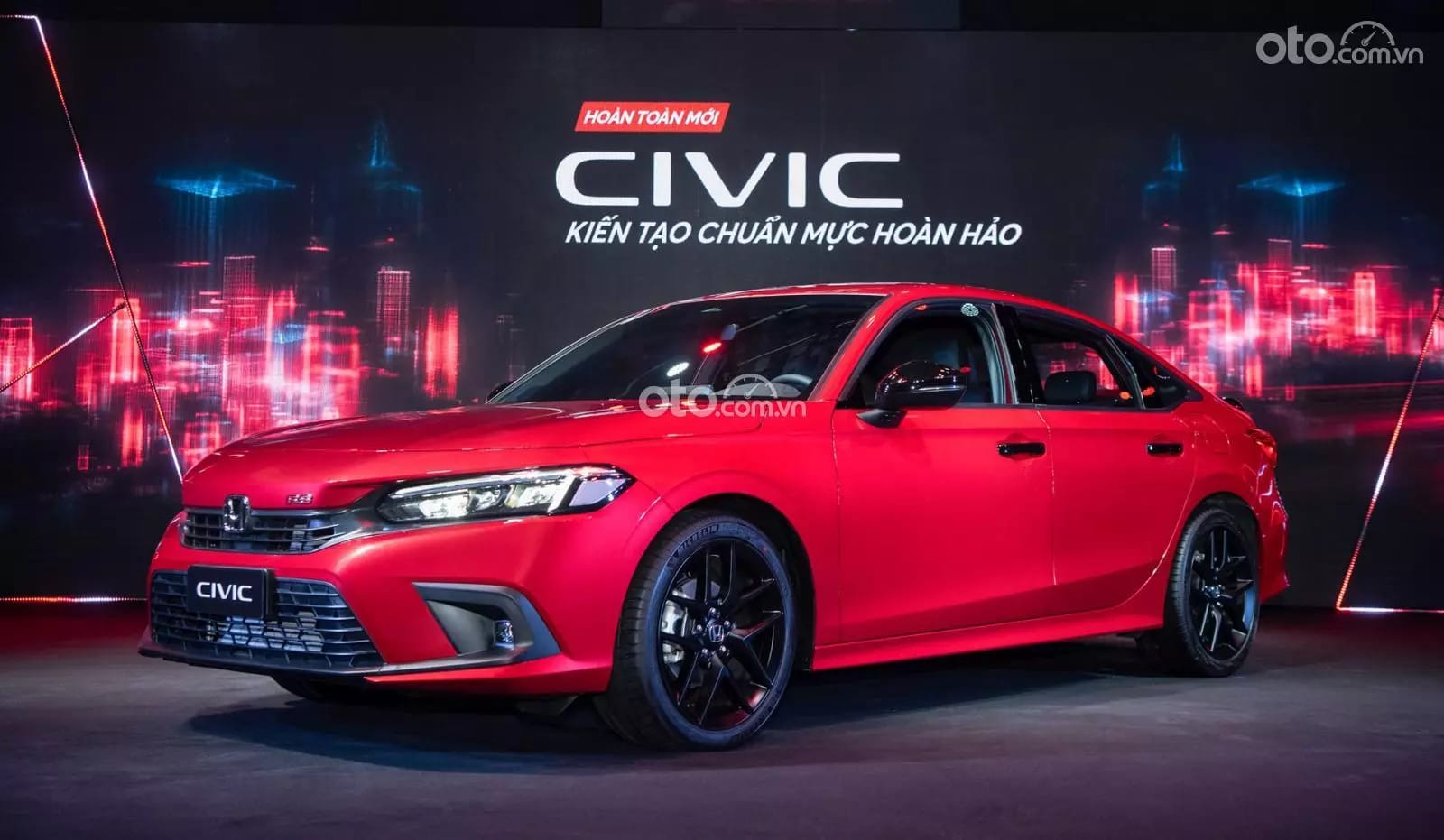 Hình ảnh Honda Civic đời mới, phản ánh sự thay đổi trong thiết kế và giá xe Honda ô tô.