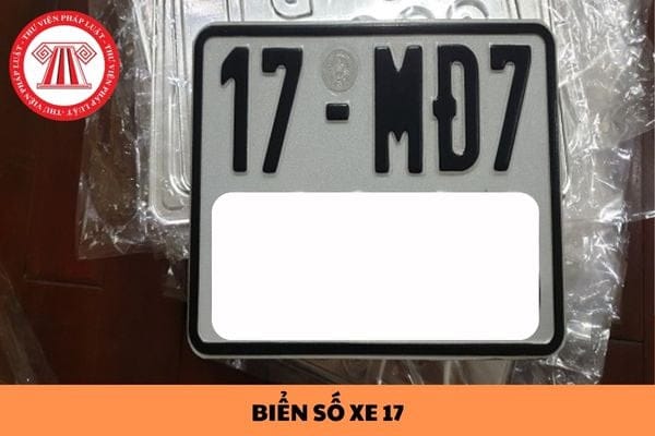 Hình ảnh minh họa biển số xe 17 và các ký hiệu xe tại tỉnh Thái Bình