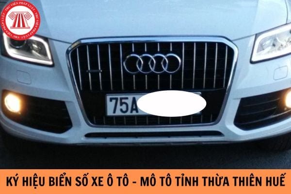 Hình ảnh minh họa các loại biển số xe Thừa Thiên Huế và mã số 75