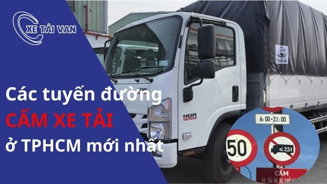 Hình ảnh minh họa các tuyến đường cấm xe tải theo bản đồ cấm xe tải tại TPHCM