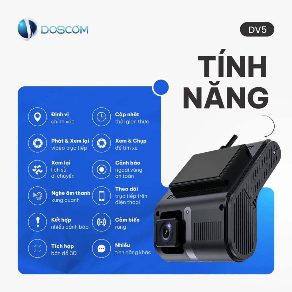 Hình ảnh minh họa tính năng định vị GPS thời gian thực của camera hành trình 4G trên màn hình ứng dụng