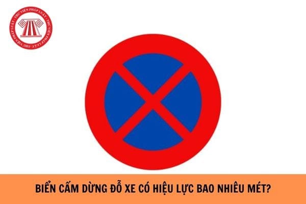 Hình ảnh minh họa về biển cấm dừng đỗ và vạch kẻ đường cấm dừng đỗ xe
