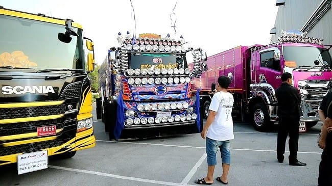 Hình ảnh minh họa xe tải độ sai quy định pháp luật