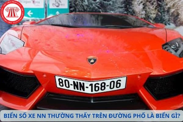 Hình ảnh một chiếc biển số xe có ký hiệu NN trên nền trắng, số đen, thể hiện biển NN là gì và cách nhận diện.
